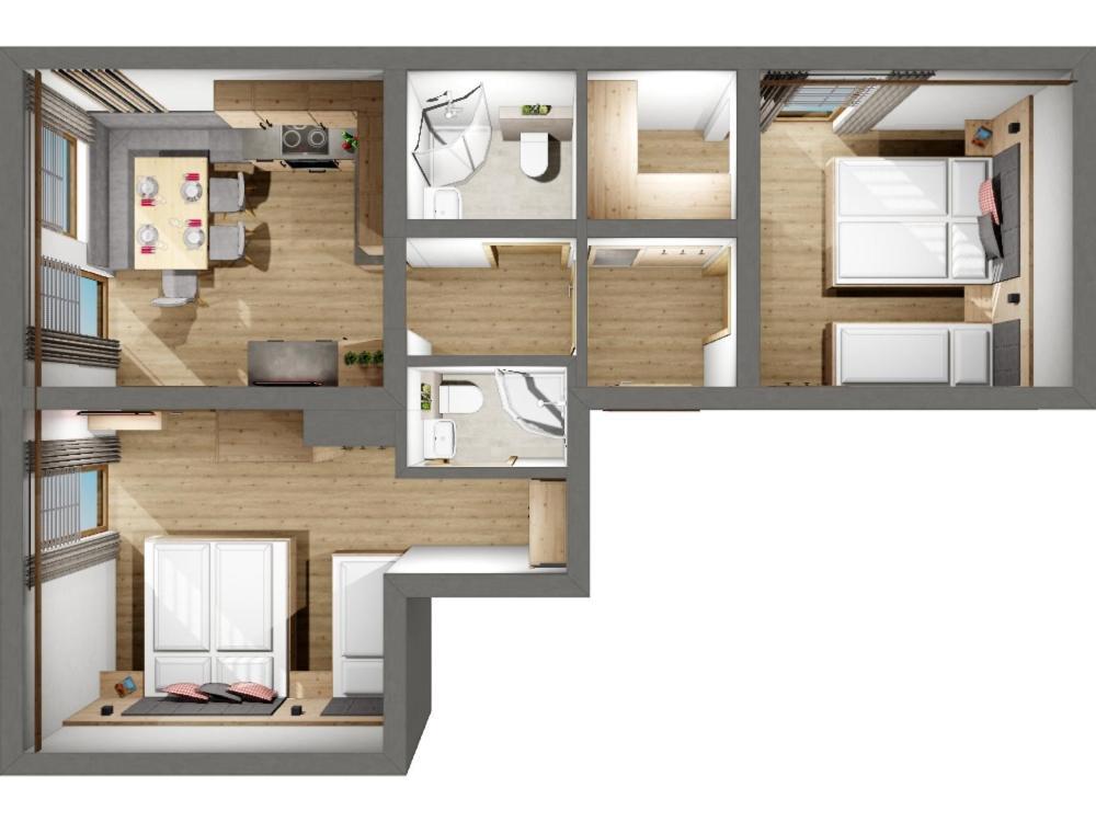 Appartement Gaestehaus Aloisia ฮิพพาค ภายนอก รูปภาพ